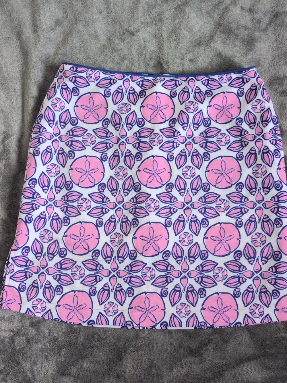 Vineyard Vines Pink and Purple Printed Mini Skirt